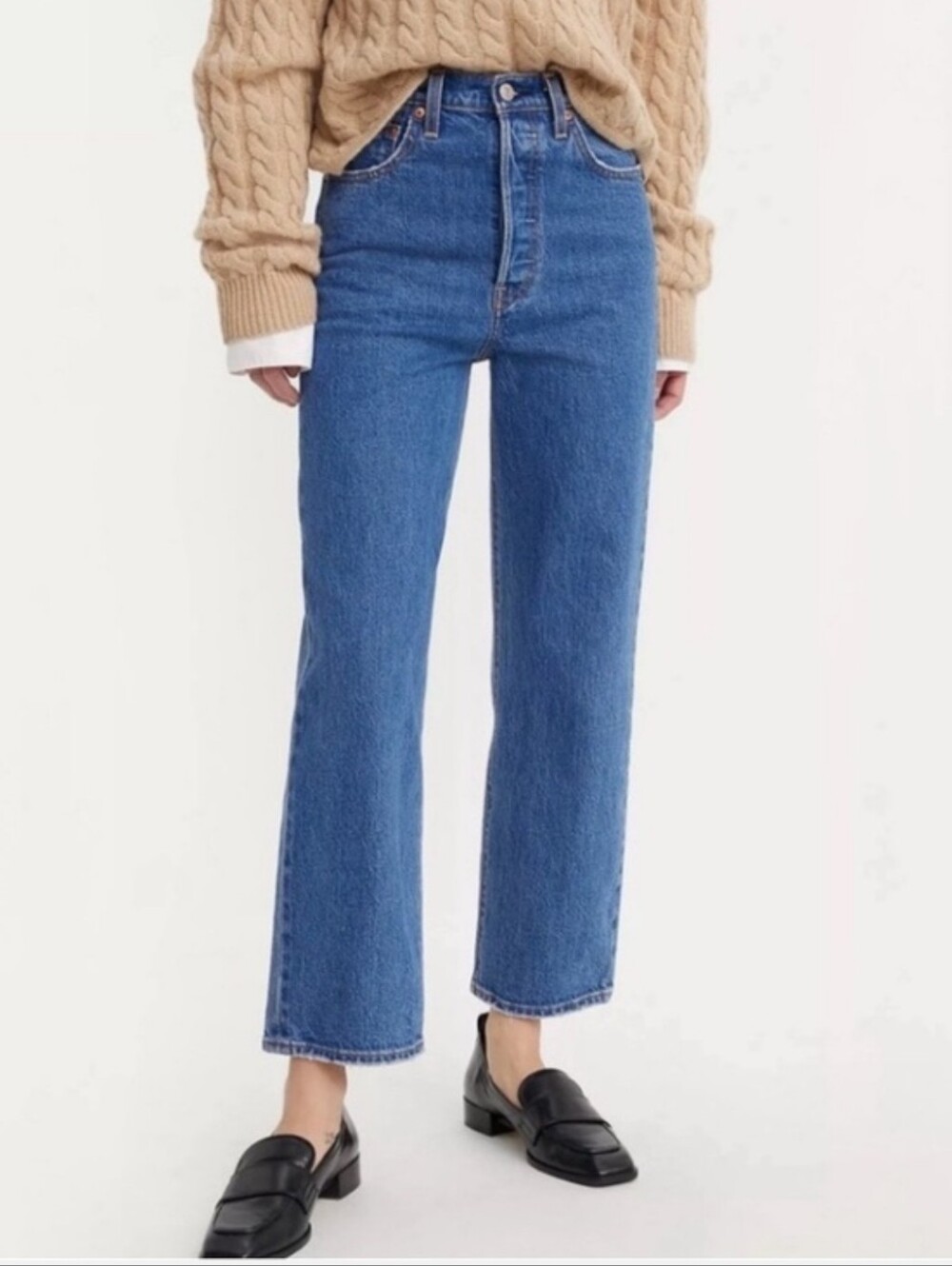 Levi's Ribcage Straight Ankle Jeans Size 28